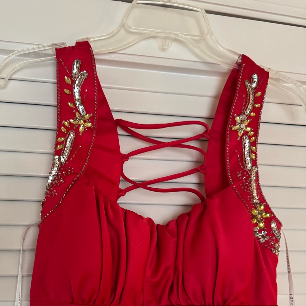 Masquerade Vibrant Red Dress